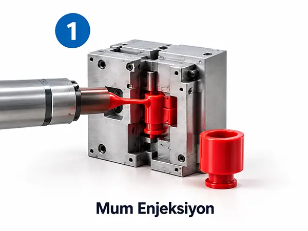 Investment casting wax injection production stage