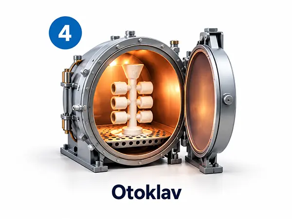 Investment casting autoclave dewaxing process